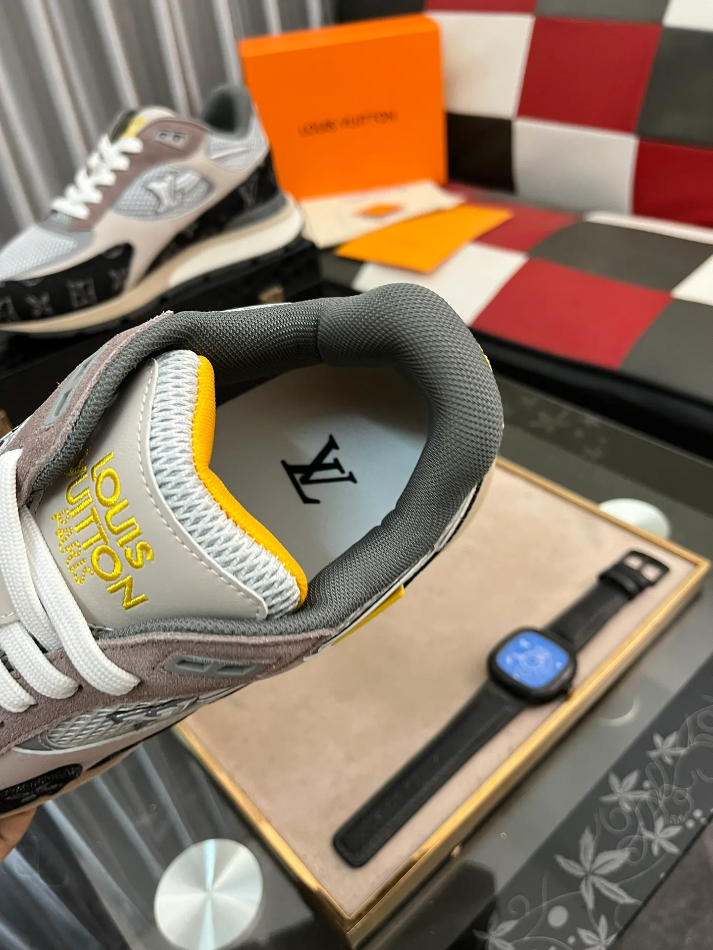 Men's Men's Shoes 💰660⌚️⌚️【LOUIS VUITTON) New 🍀LV Louis Vuitton*——LV classic dad shoes trendy shoes! Made of imported original soft calf leather, imported fly woven lining. Original wear-resistant rubber outsole! High quality products! Code number: 38-44